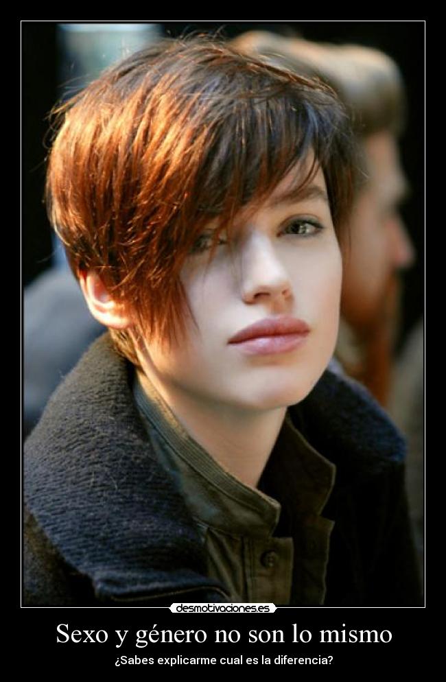 Sexo y género no son lo mismo - ¿Sabes explicarme cual es la diferencia?
