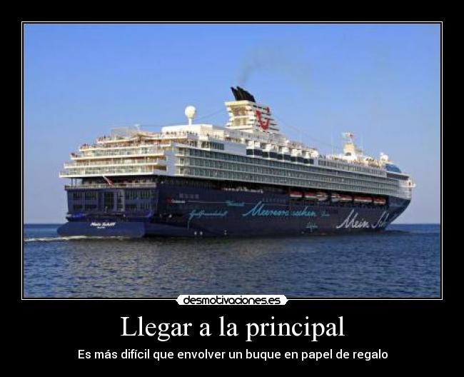 Llegar a la principal - 