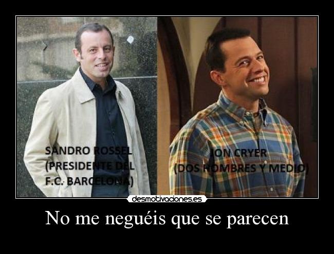 No me neguéis que se parecen -