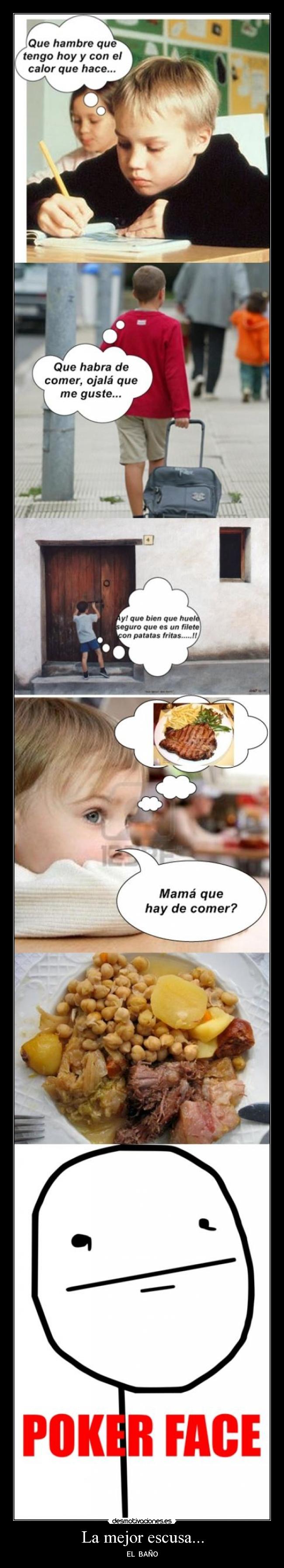 La mejor escusa... - EL BAÑO