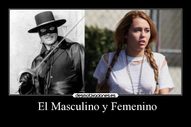 El Masculino y Femenino -