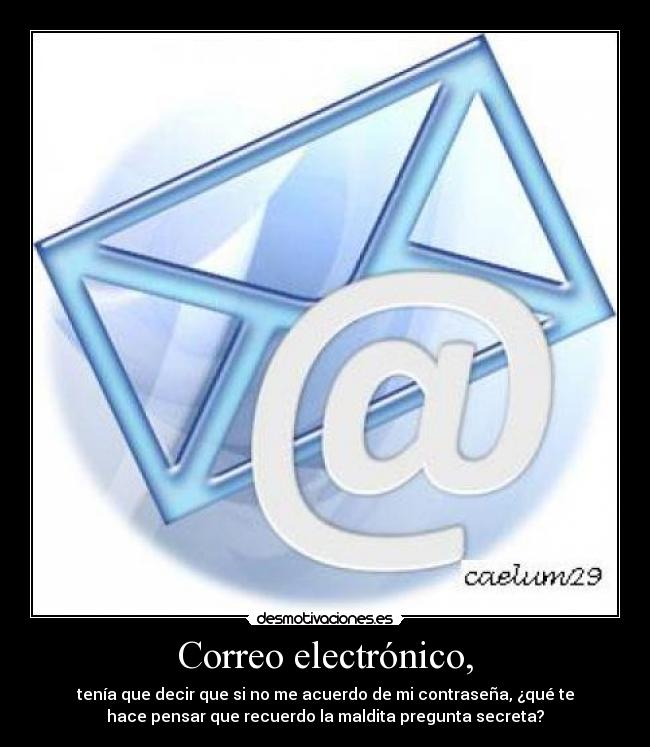 Correo electrónico, -