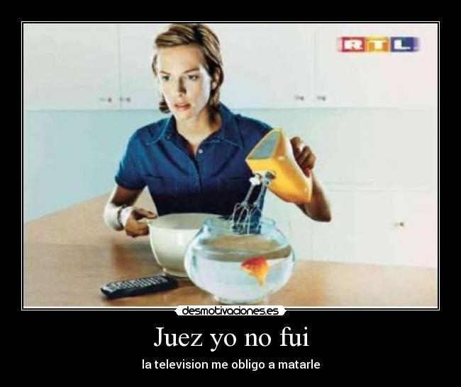 Juez yo no fui - la television me obligo a matarle