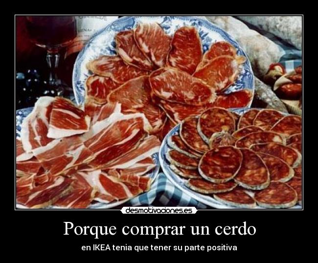 Porque comprar un cerdo -