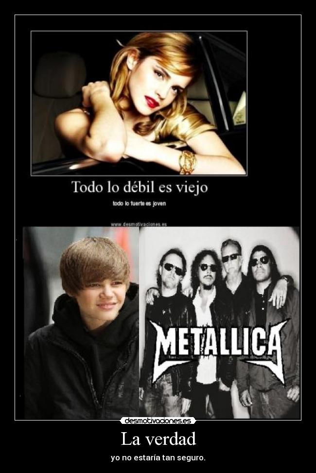 La verdad - yo no estaría tan seguro.