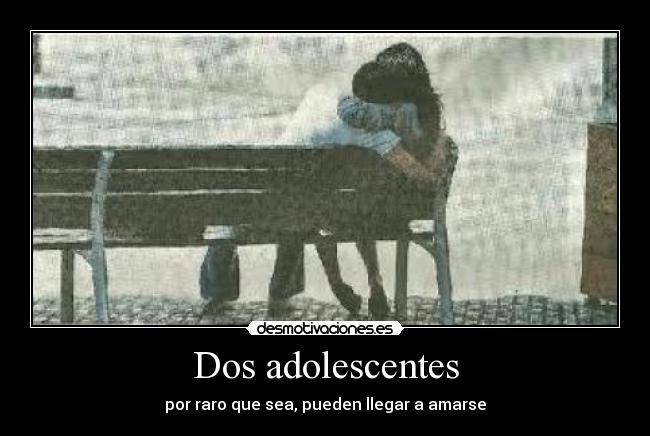 Dos adolescentes -