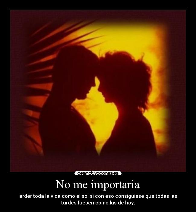 No me importaria - 