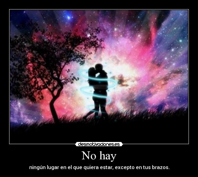 No hay -