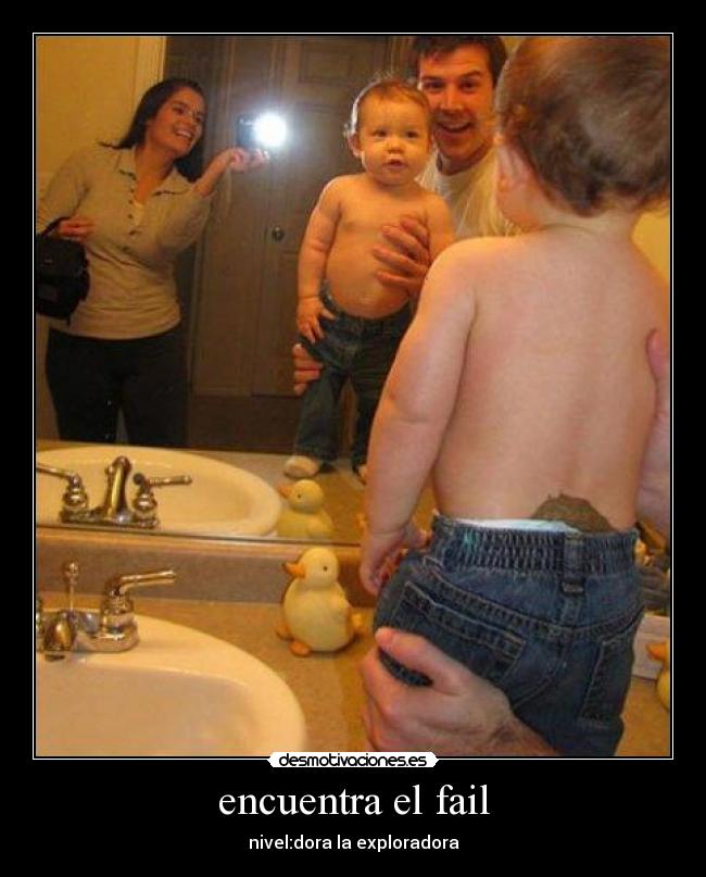 encuentra el fail - nivel:dora la exploradora