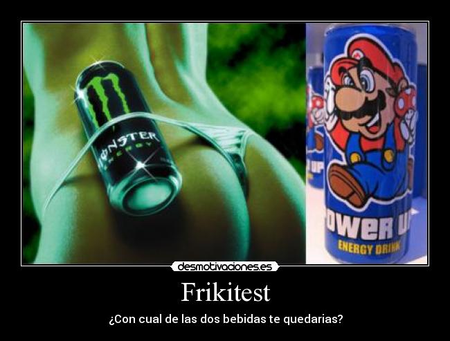 Frikitest - ¿Con cual de las dos bebidas te quedarias?