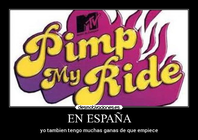 EN ESPAÑA - yo tambien tengo muchas ganas de que empiece