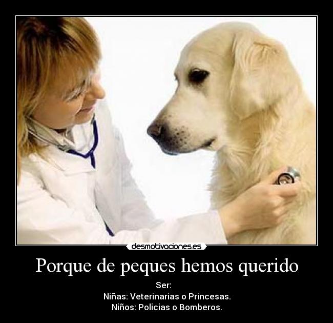 Porque de peques hemos querido - 