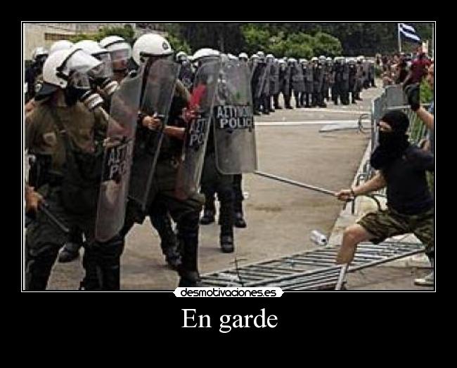 En garde -