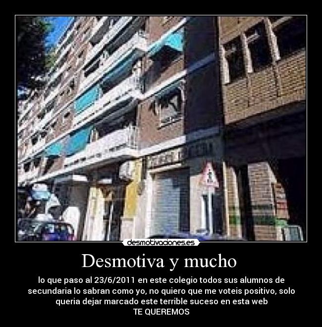 Desmotiva y mucho -