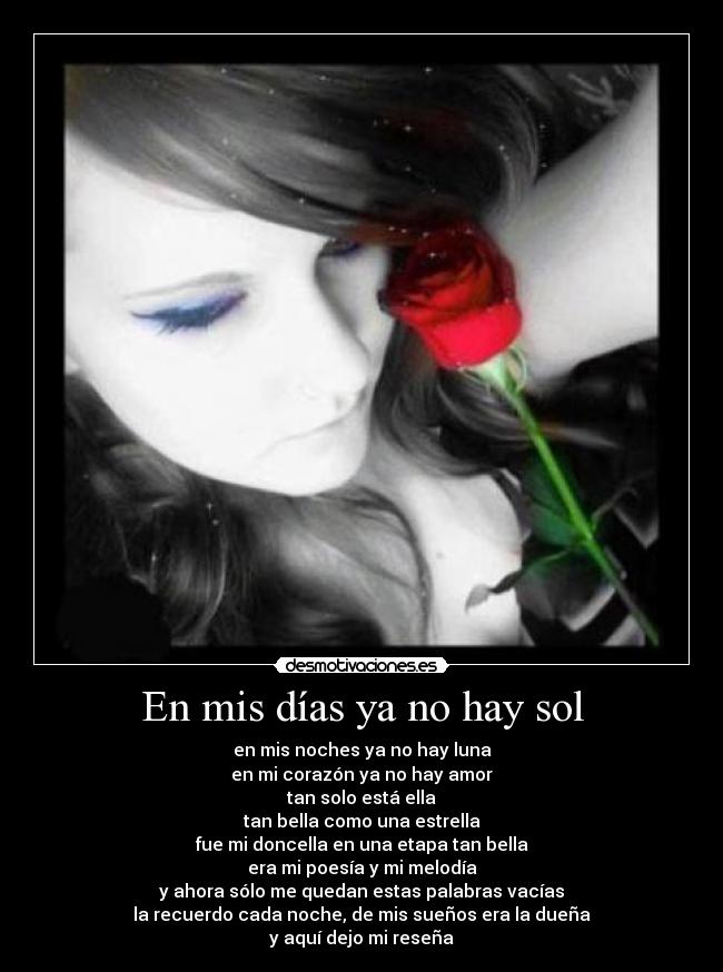 carteles tristeza amor desmotivaciones