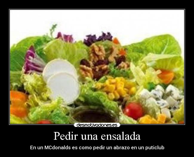 Pedir una ensalada - 