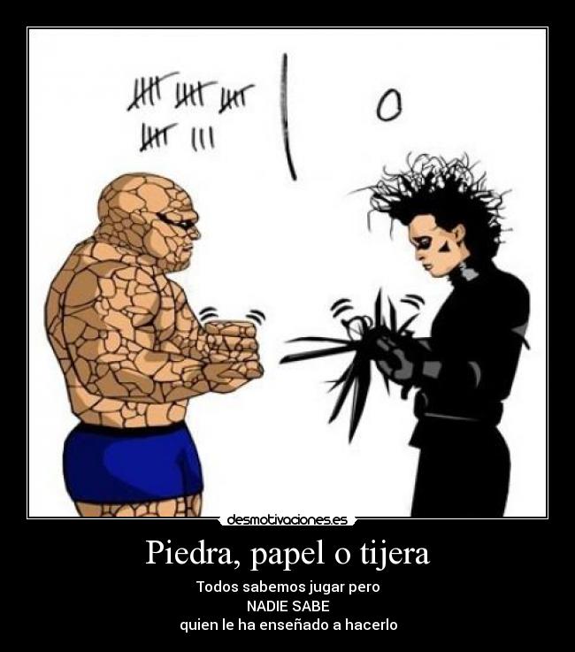 carteles piedrapapeltijerahacer desmotivaciones