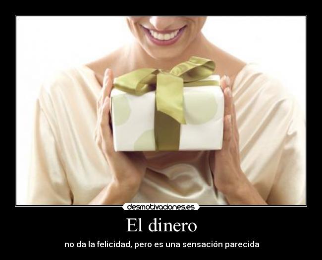 carteles dinero dinero desmotivaciones