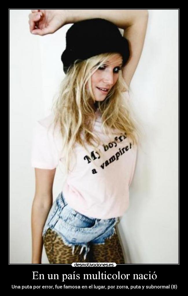 En un país multicolor nació -