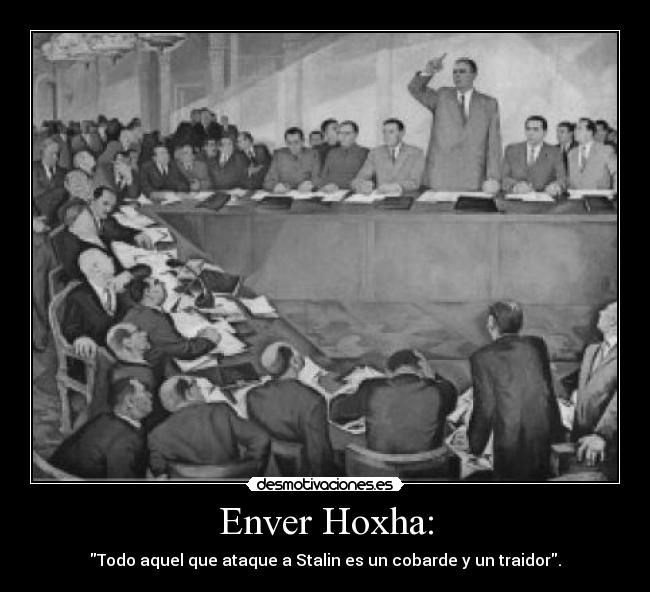 carteles enver hoxha desmotivaciones