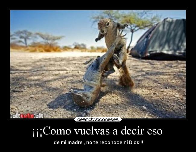 ¡¡¡Como vuelvas a decir eso -