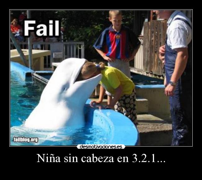 Niña sin cabeza en 3.2.1... -