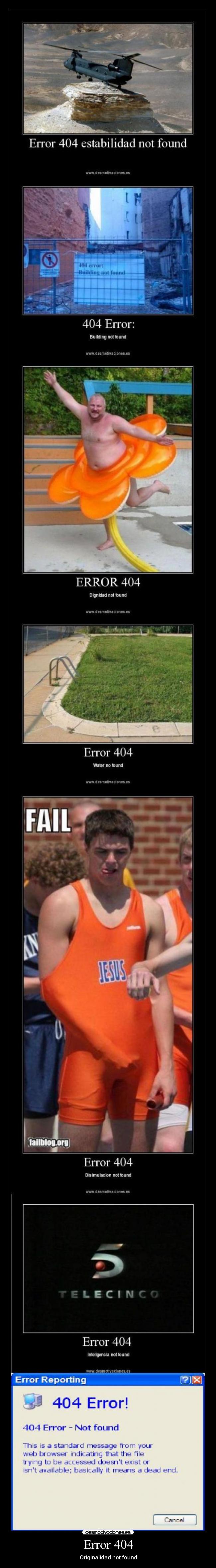 Error 404 - Originalidad not found