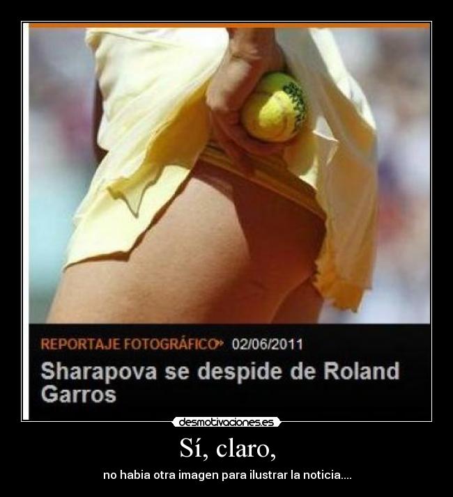 carteles tenis sharapova desmotivaciones