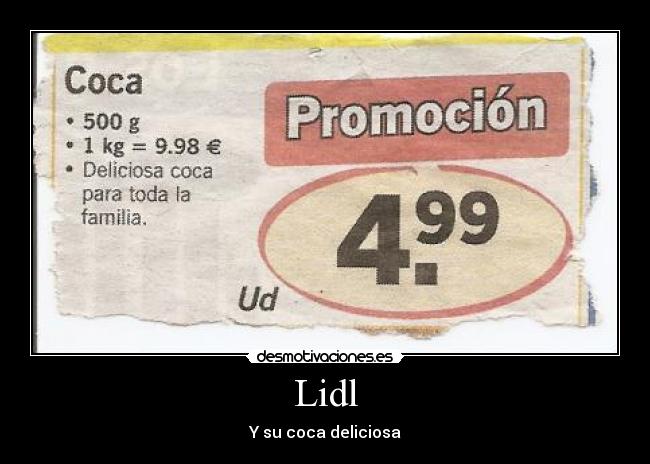 Lidl - Y su coca deliciosa