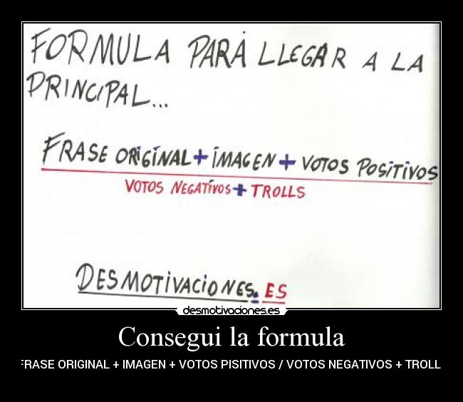 Consegui la formula -