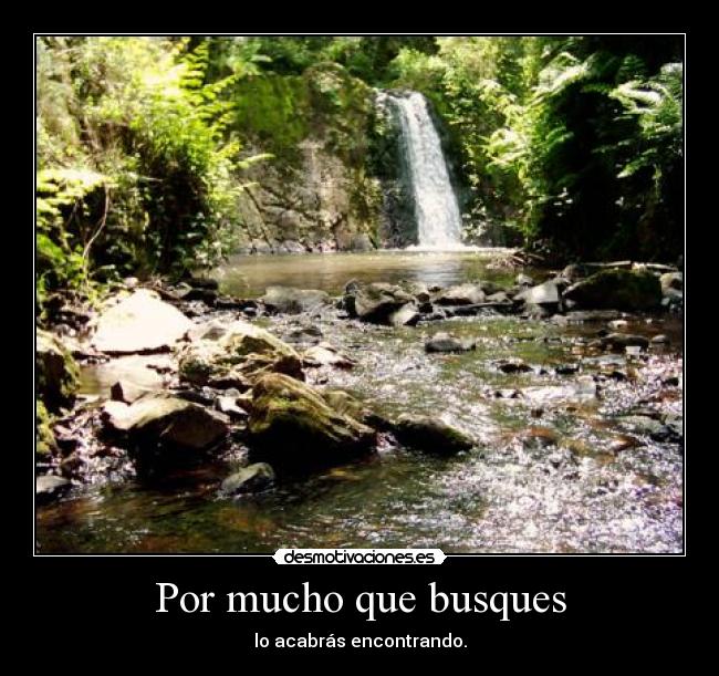 Por mucho que busques - 
