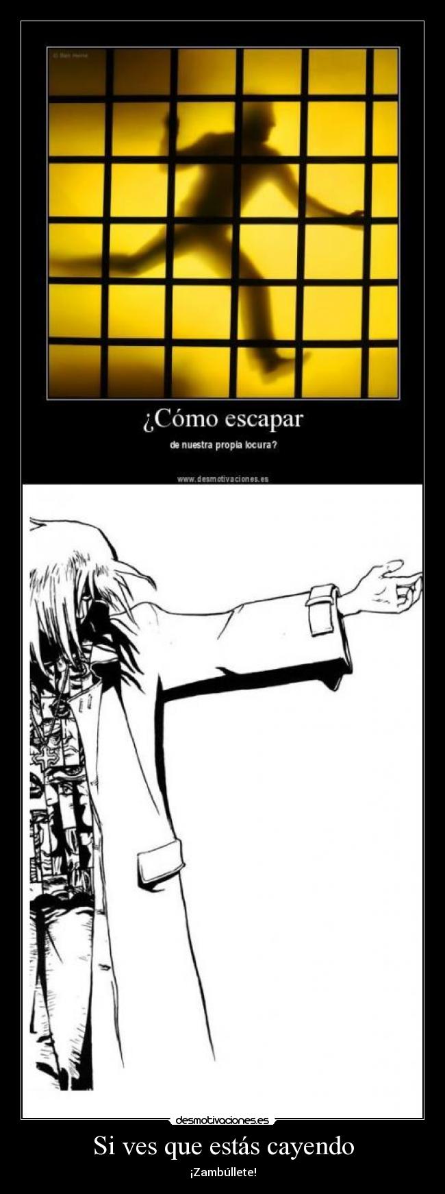 Si ves que estás cayendo - ¡Zambúllete!