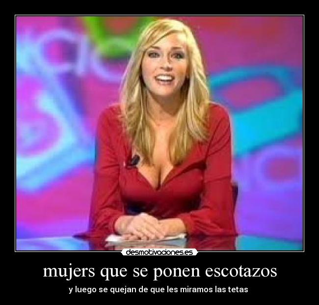 mujers que se ponen escotazos -