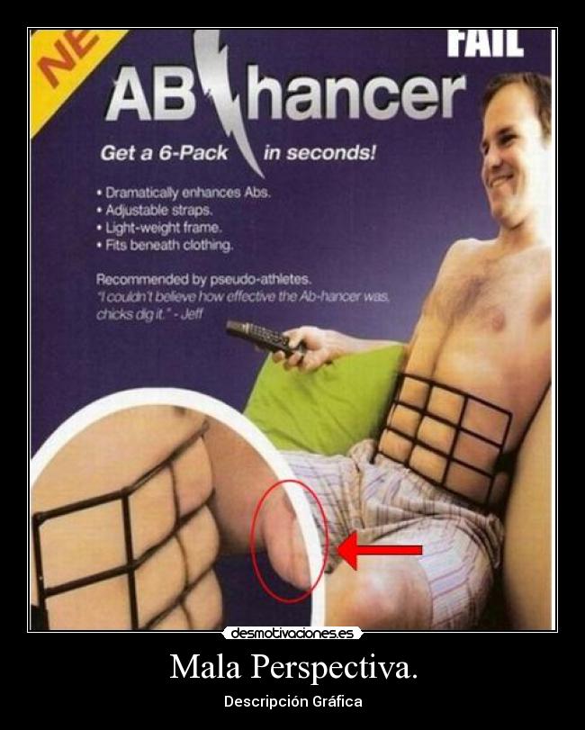 Mala Perspectiva. - Descripción Gráfica