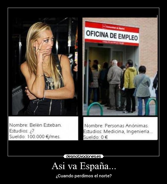 Asi va España... -