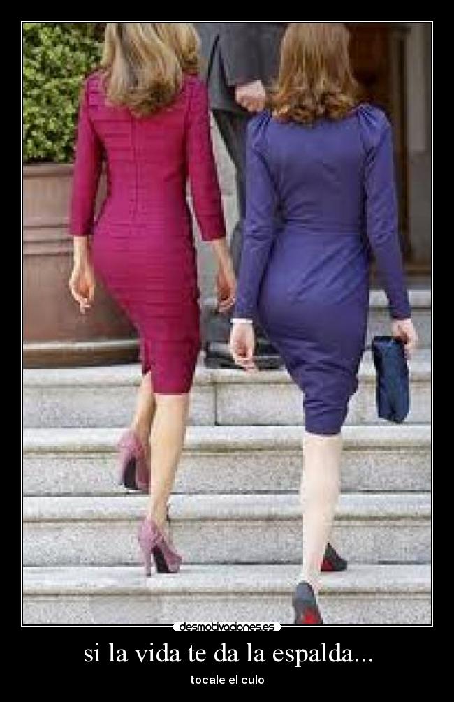 si la vida te da la espalda... -