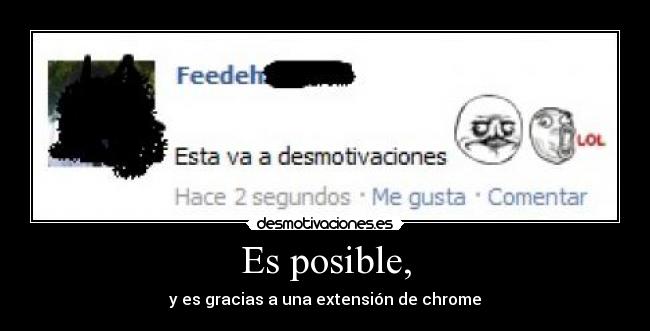 Es posible, - 