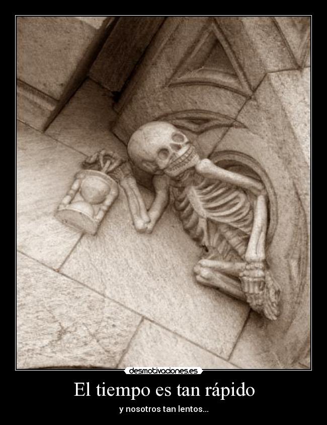 El tiempo es tan rápido - 