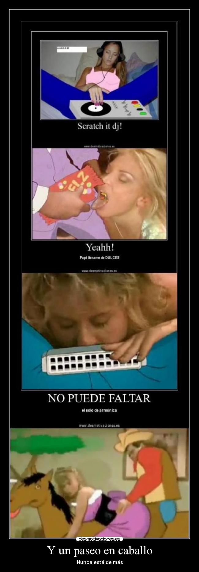 Y un paseo en caballo - Nunca está de más