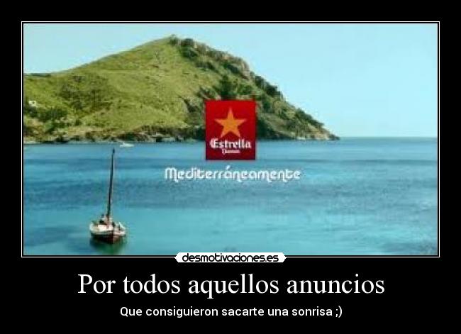 Por todos aquellos anuncios -