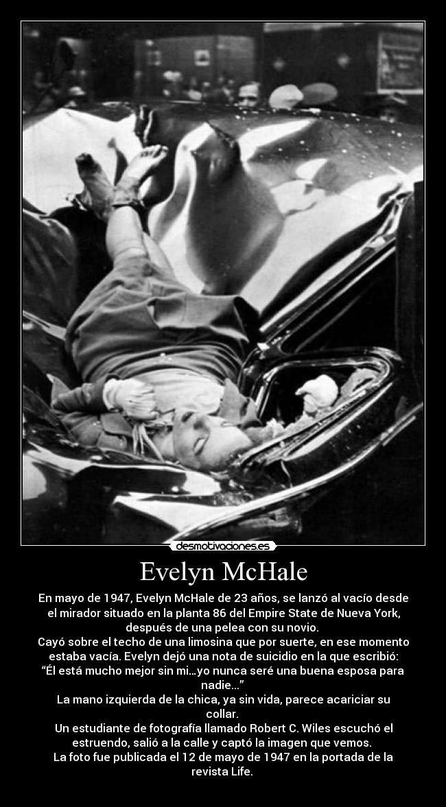 carteles evelynmchaleelsuicidiomashermoso desmotivaciones