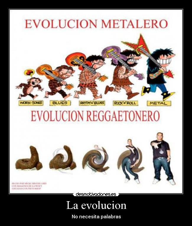 La evolucion - No necesita palabras