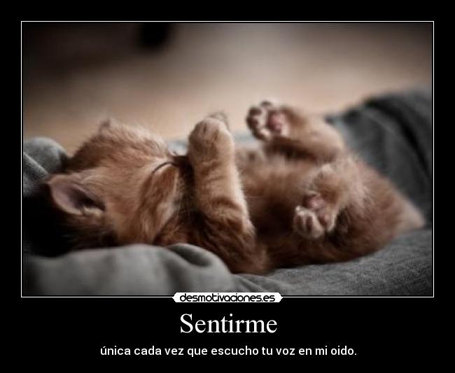 Sentirme -