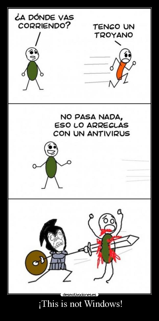 ¡This is not Windows! - 