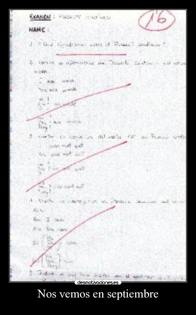 Nos vemos en septiembre -