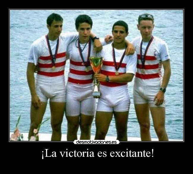 ¡La victoria es excitante! -