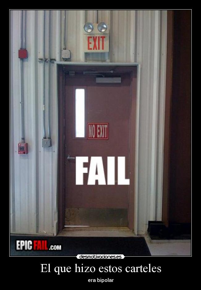 El que hizo estos carteles - 