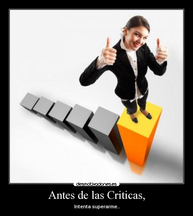 Antes de las Criticas, - 