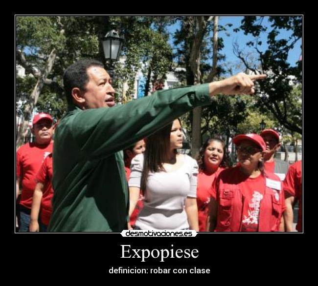 Expopiese - definicion: robar con clase