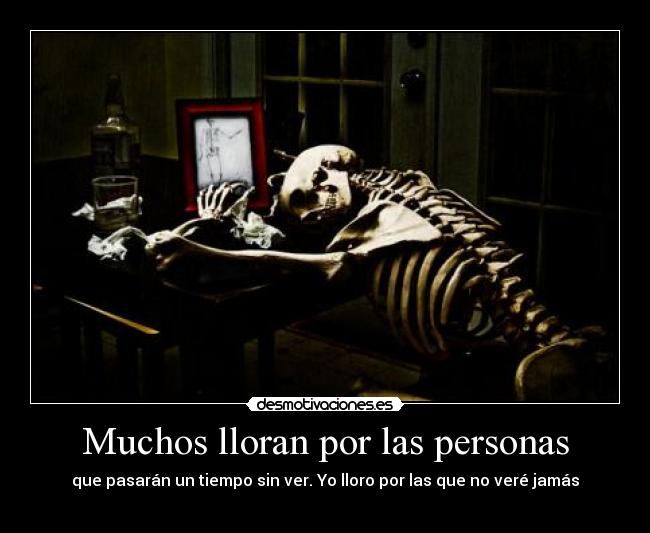 carteles muchos lloran por las personas desmotivaciones